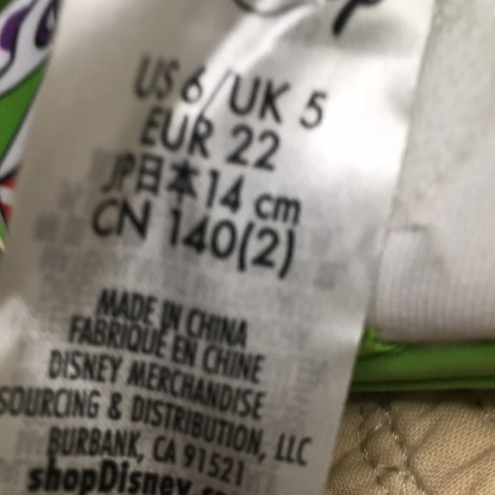 Disney buzz lightyear swim shoe